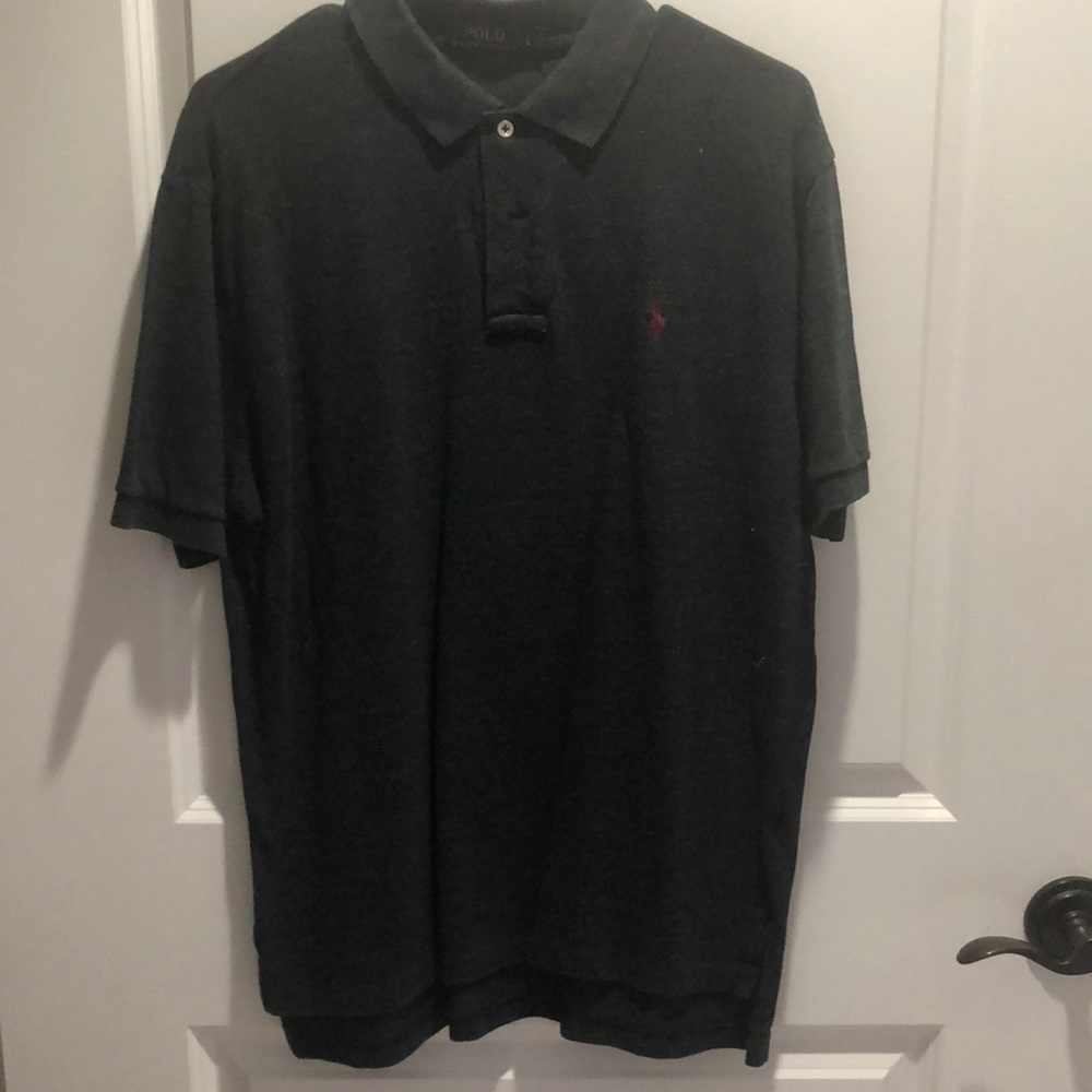 Men’s Large grey/black Polo by Ralph Lauren